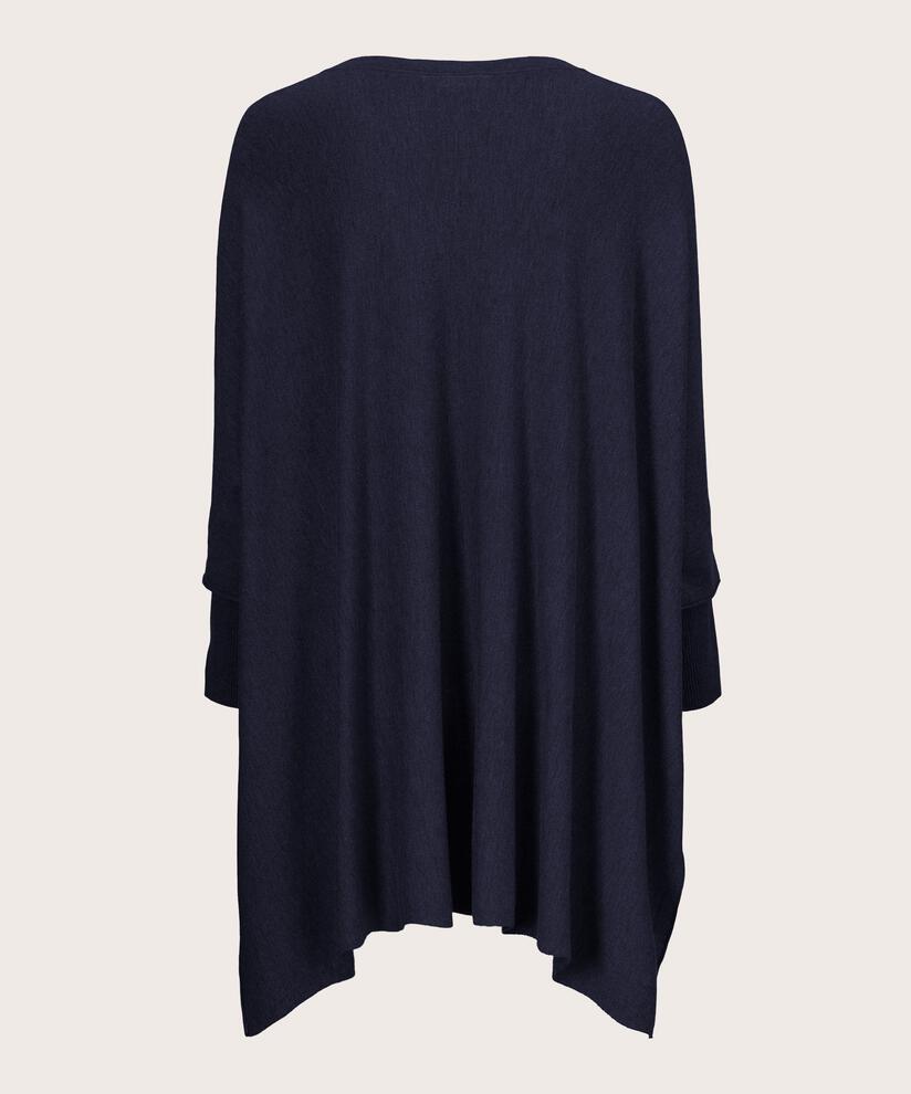 MASAI Navy Fosna Poncho Style Sweater 1002018-AW24