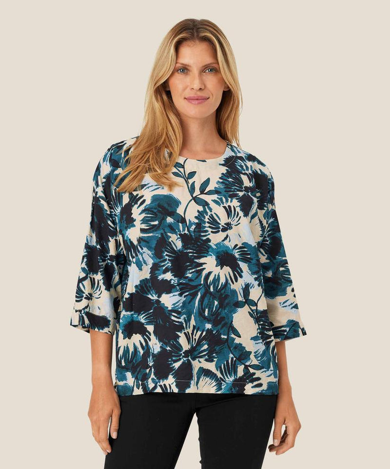 1010101 Reflect Pond Becca Print Top MASAI