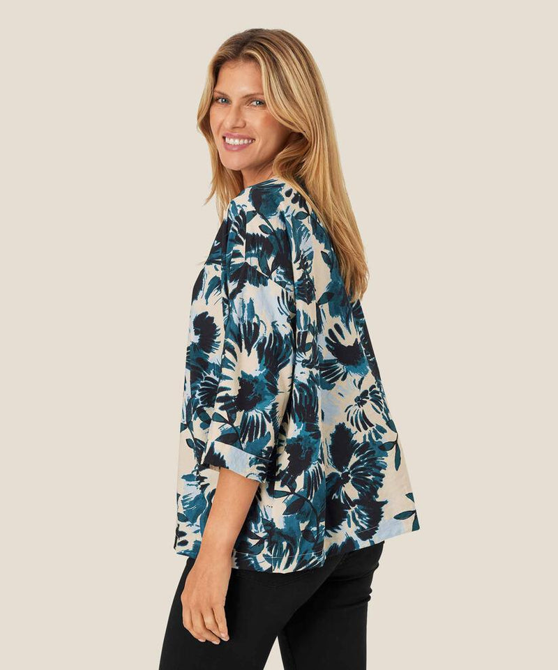 1010101 Reflect Pond Becca Print Top MASAI