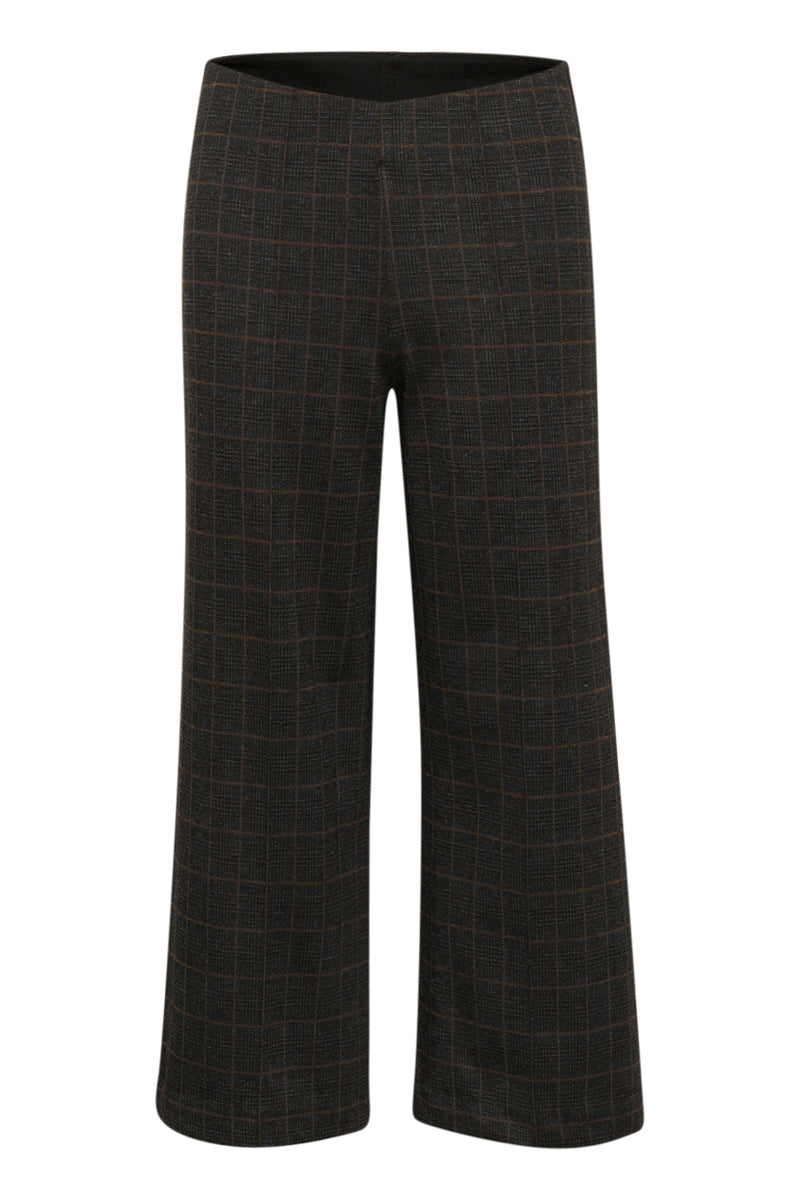 30305656-A Pantalon décontracté ILisan à carreaux gris