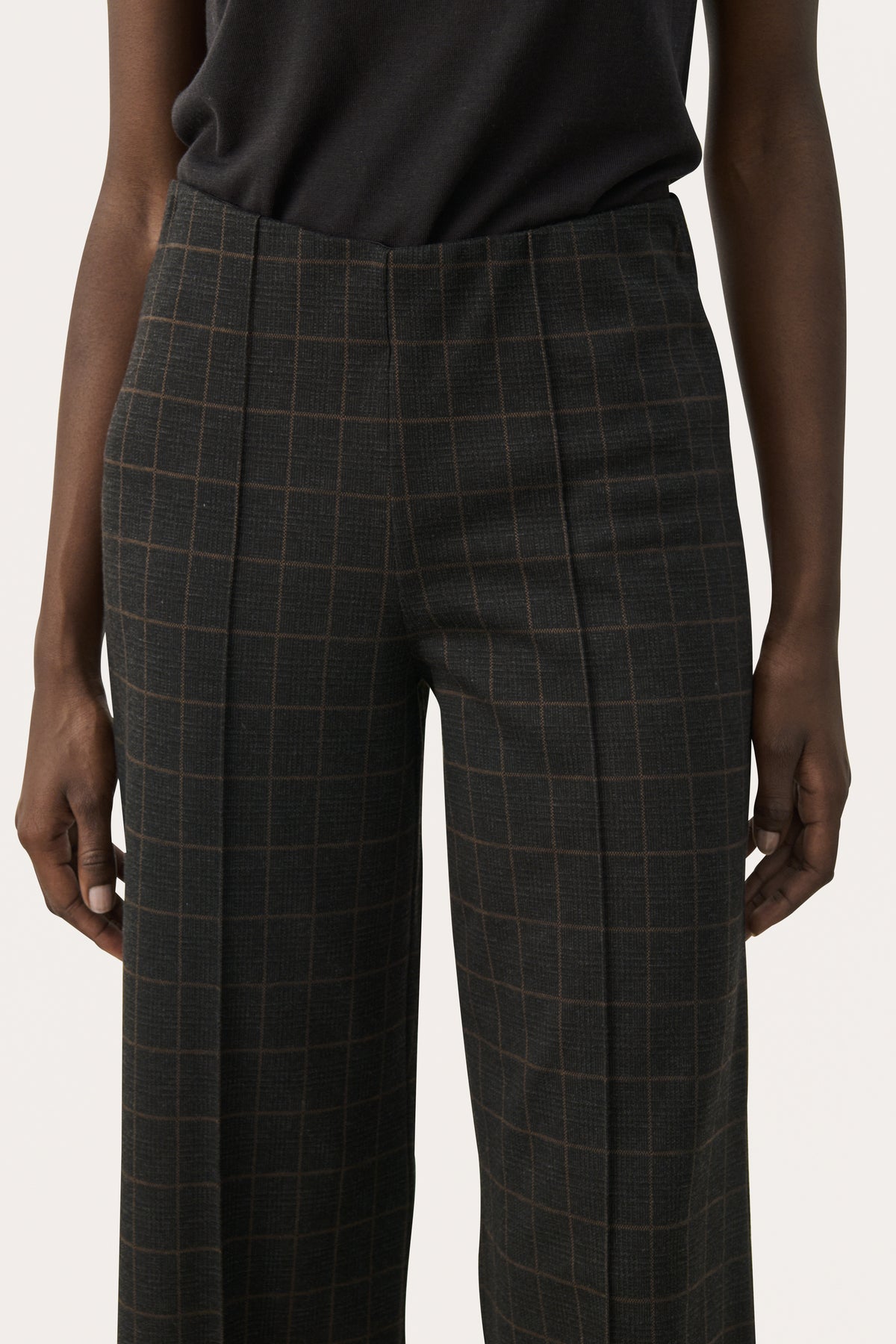 PART TWO Grey Check ILisan Casual Trouser 30305656-A