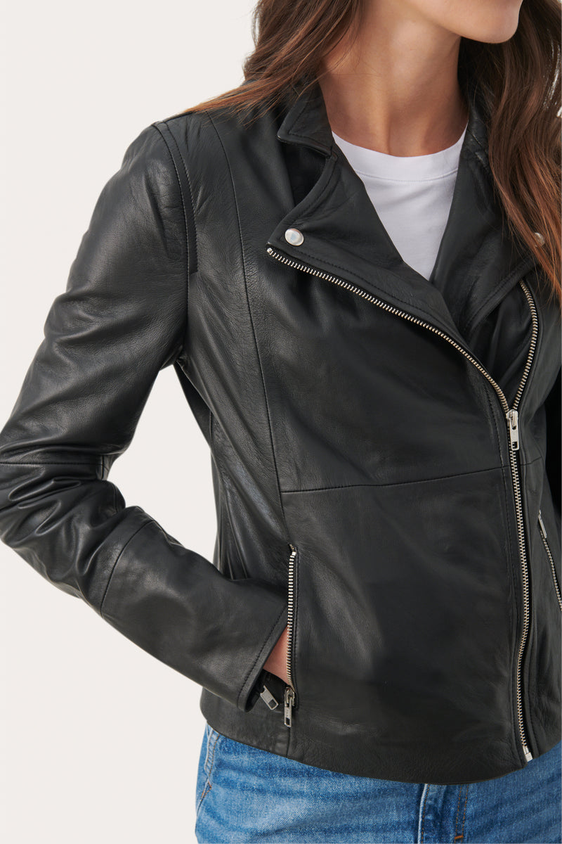 PART TWO Black Frances Leather Jacket 30305718