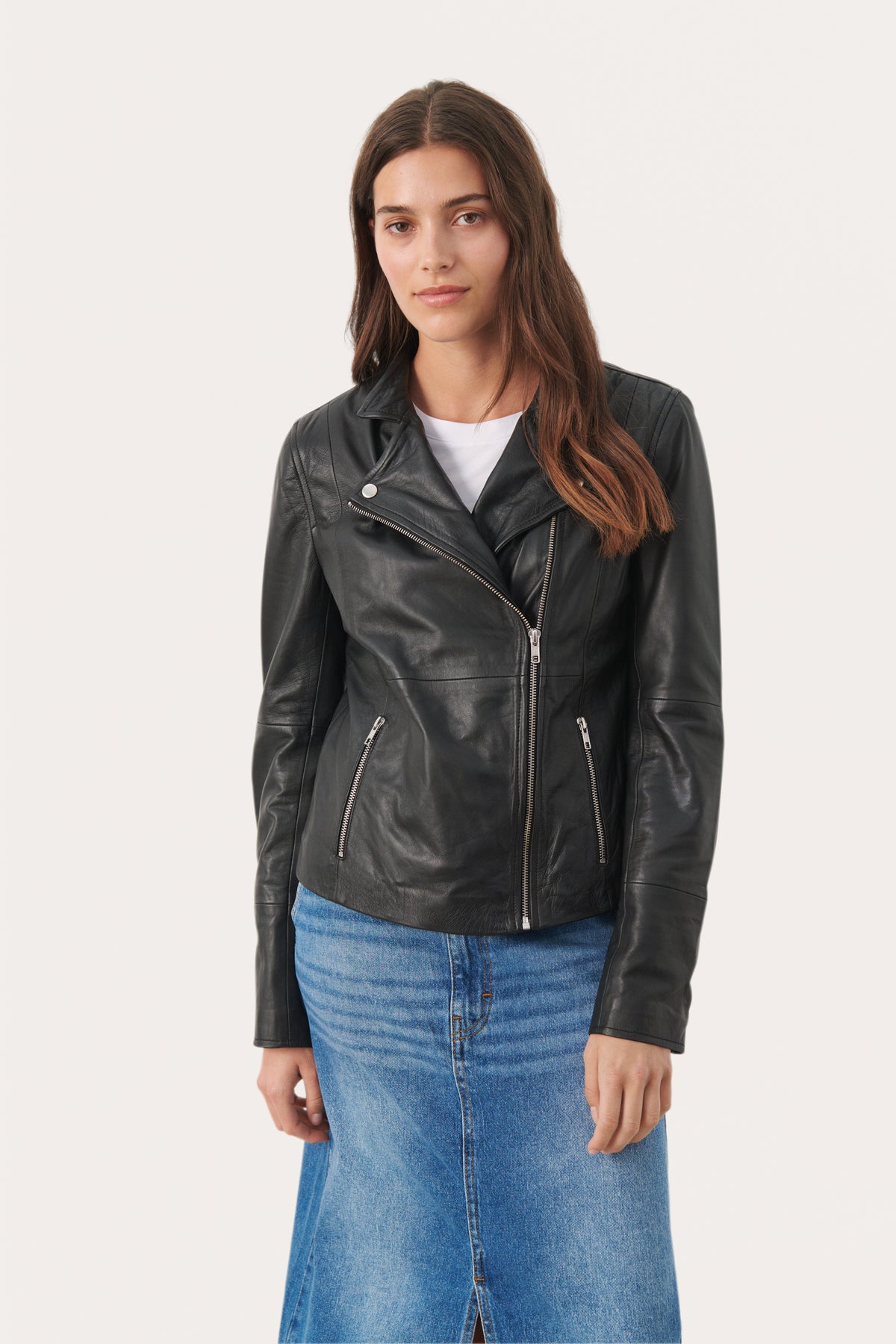 PART TWO Black Frances Leather Jacket 30305718