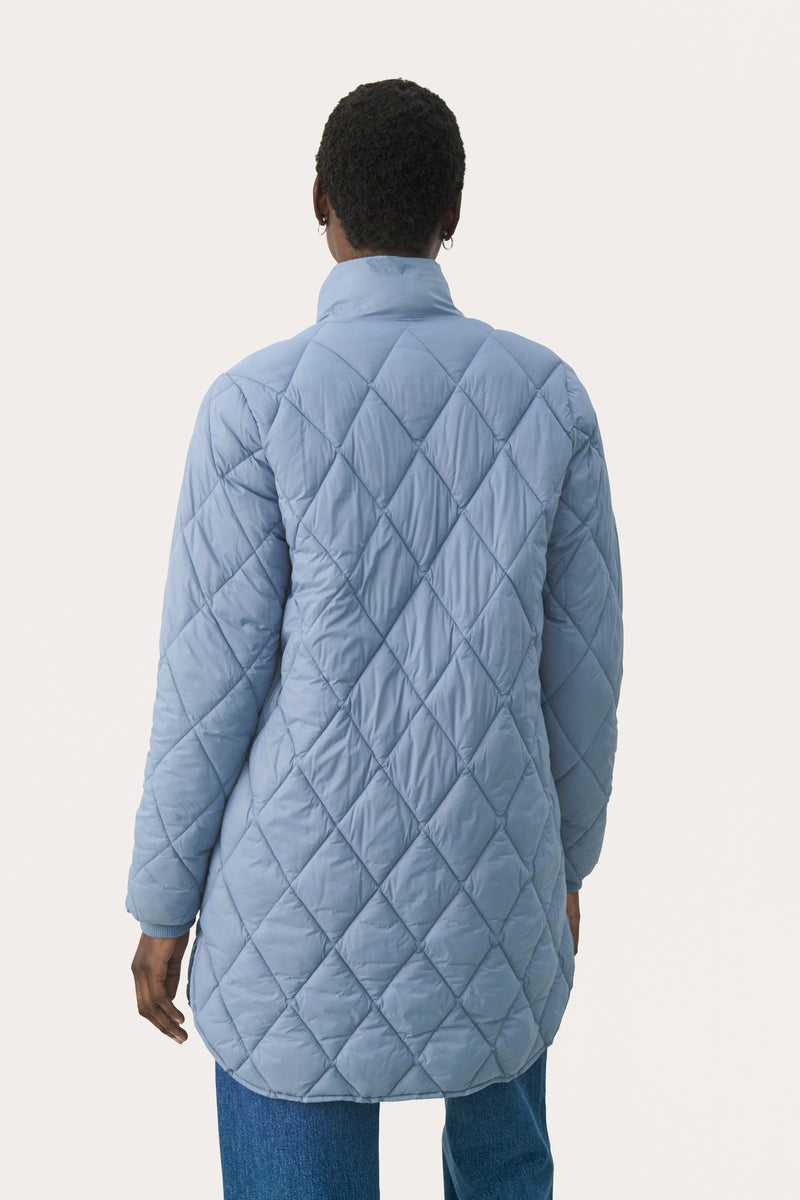 PART TWO Blue Windward Olilas Quilted Coat 30306108-A