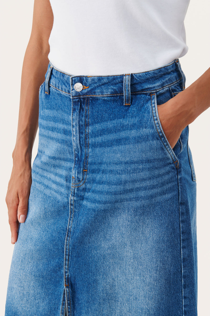 PART TWO Medium Blue Calia Denim Skirt 30307922