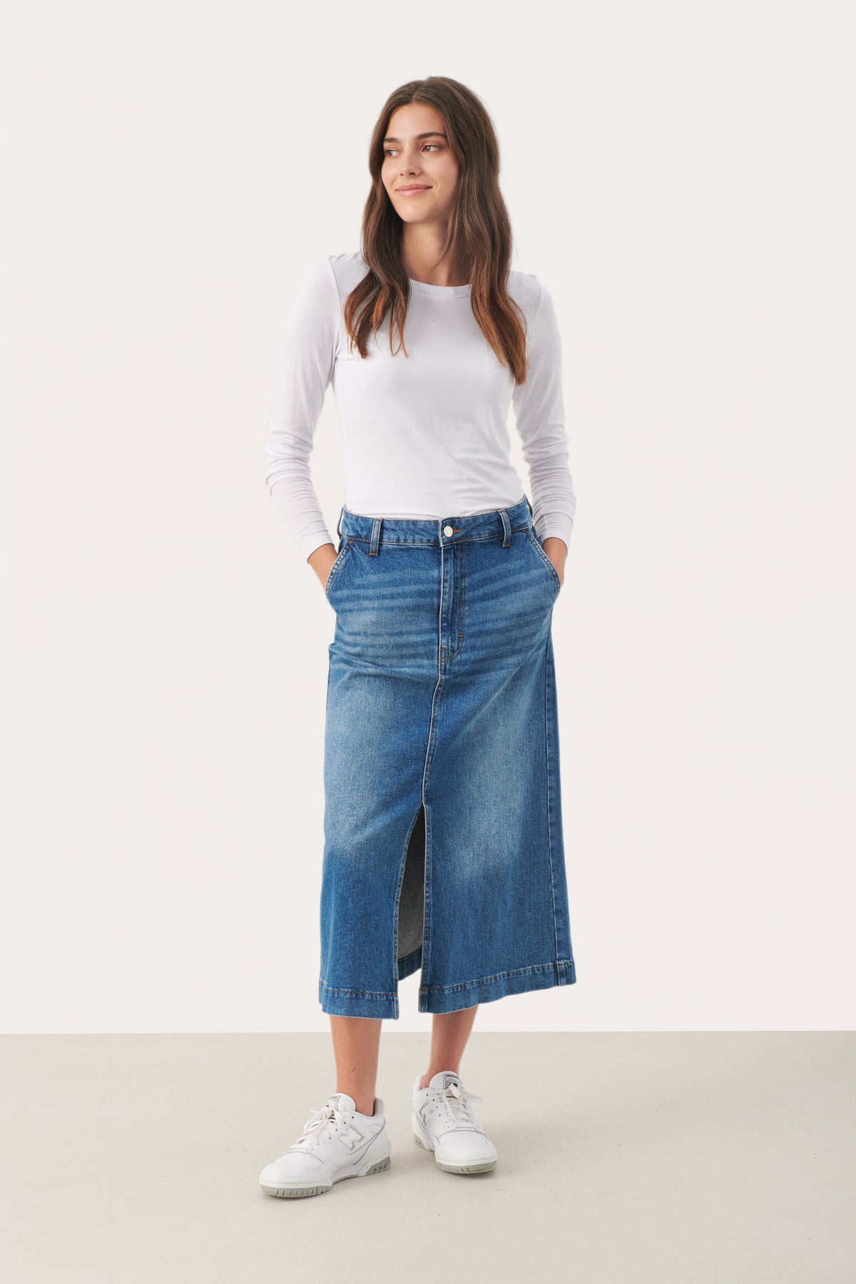 PART TWO Medium Blue Calia Denim Skirt 30307922