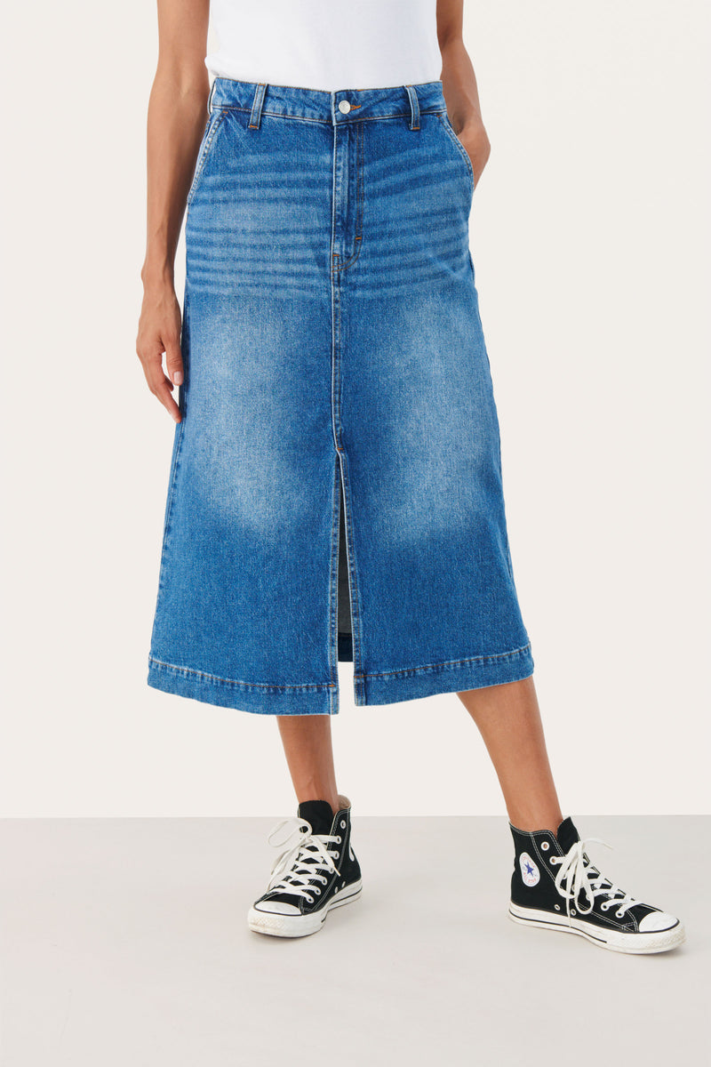 PART TWO Medium Blue Calia Denim Skirt 30307922