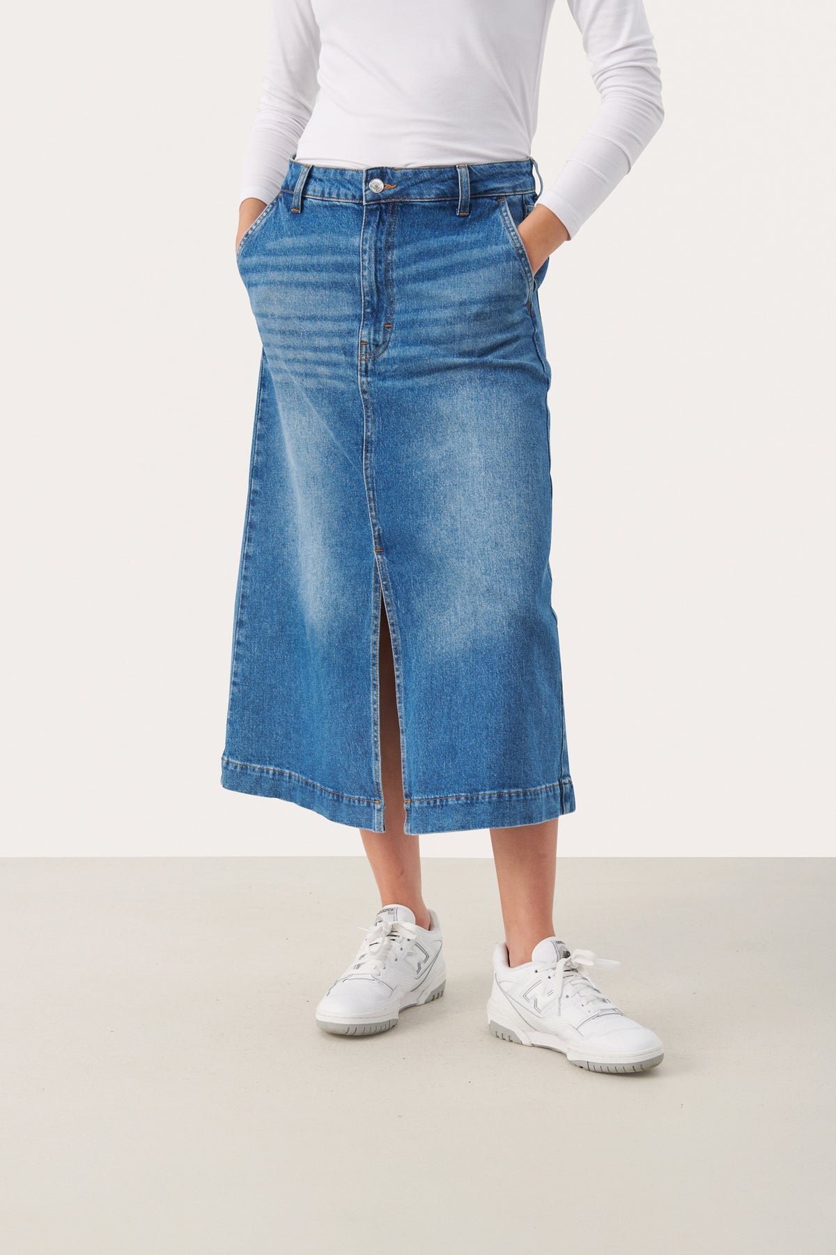 PART TWO Medium Blue Calia Denim Skirt 30307922