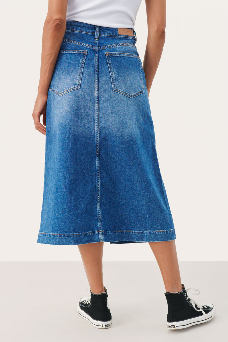 PART TWO Medium Blue Calia Denim Skirt 30307922