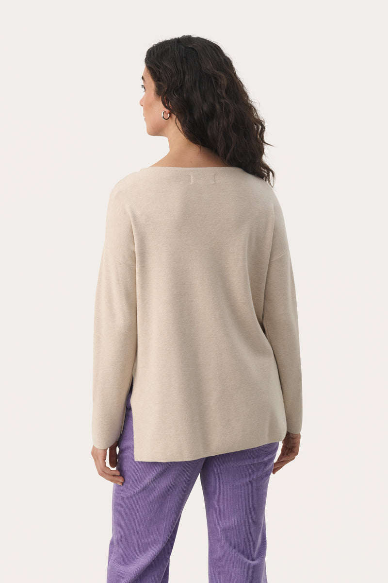 PART TWO French Oak Melange Klarra Pullover 30308208