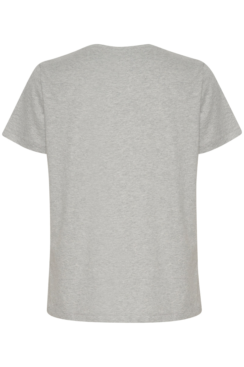 30308435 Grey Melange Emilla T-Shirt Part Two