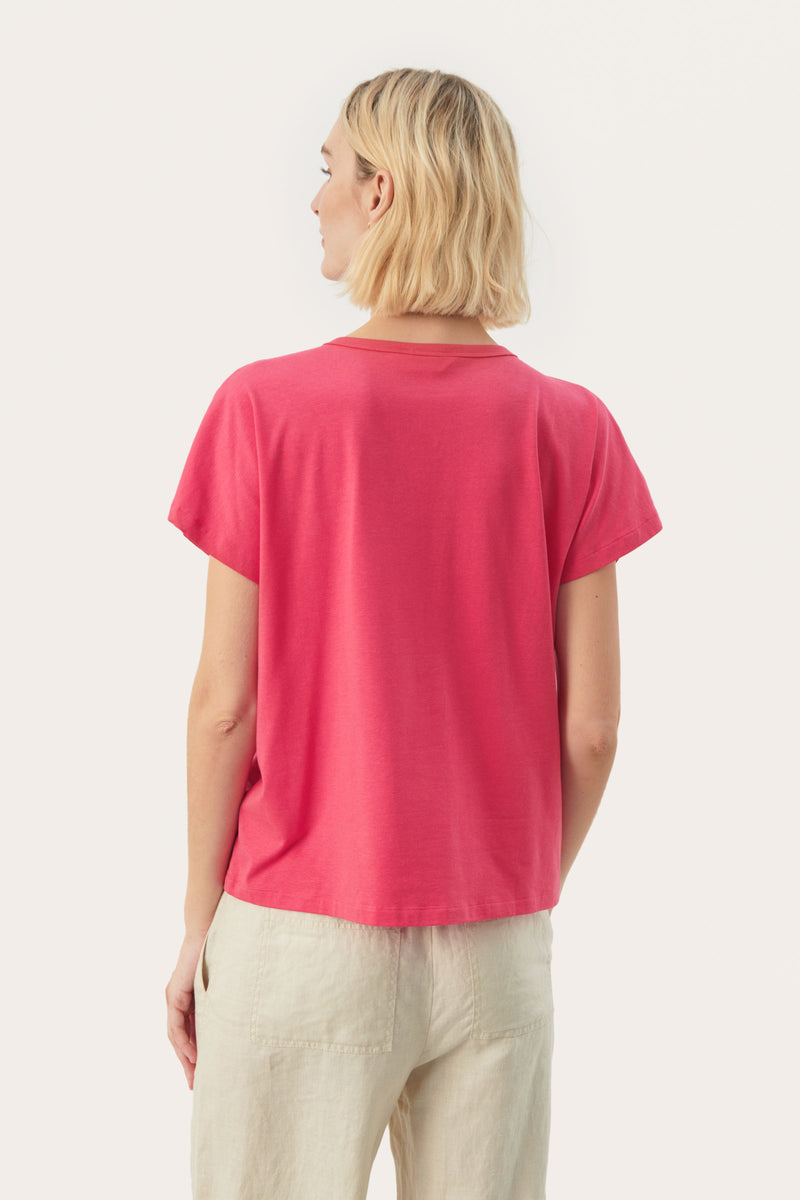 30308567-SS Claret Red Evenye T-Shirt Part Two