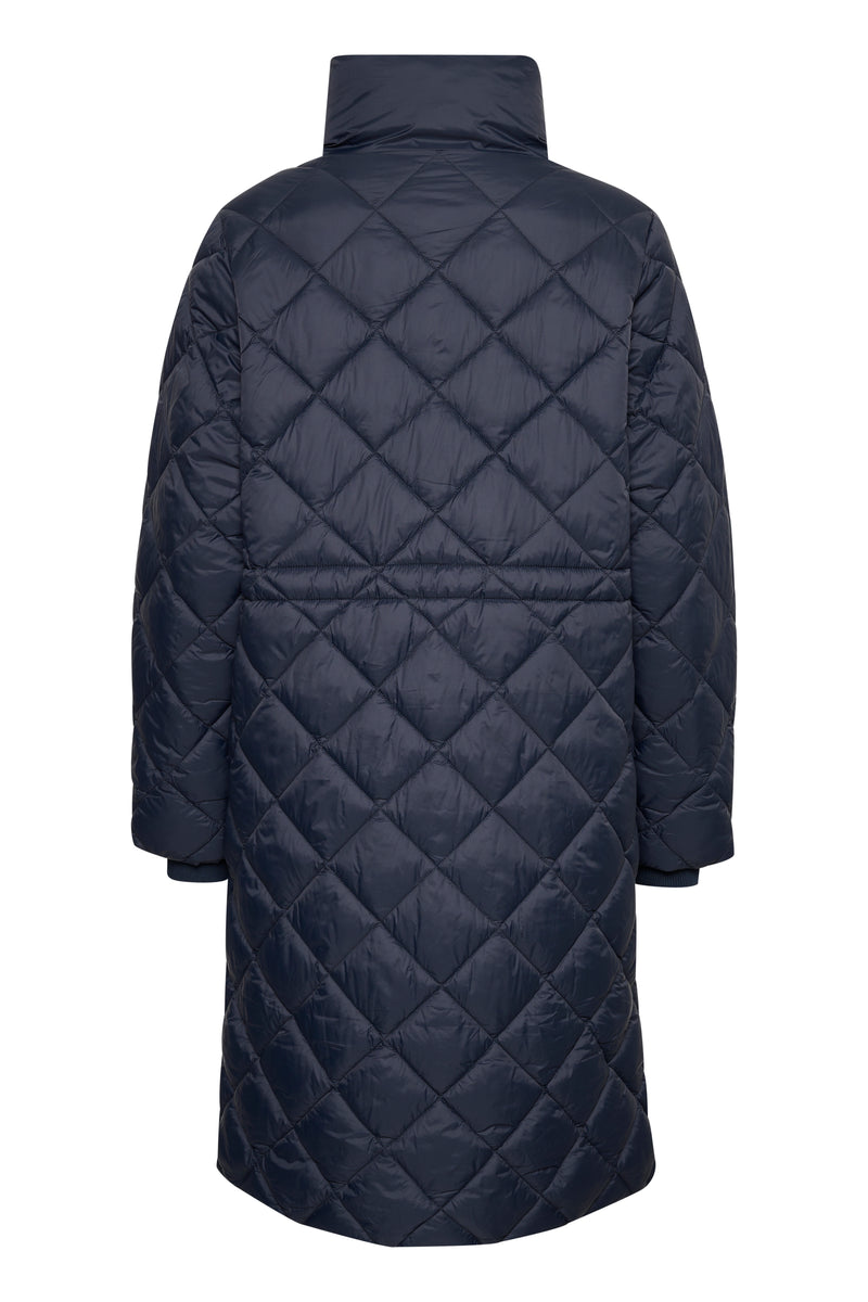 30308717 DARK NAVY Part Two Cheas Quilted Coat