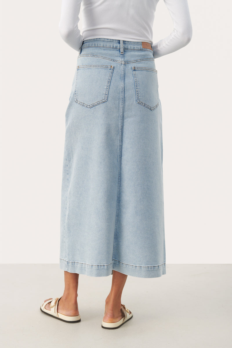 PART TWO Light Blue Denim Caliah Skirt 30308760