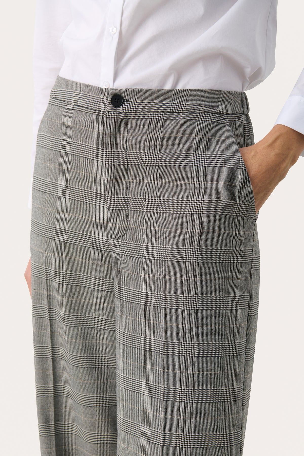 30308903 Grey Check Linora Trouser Part Two