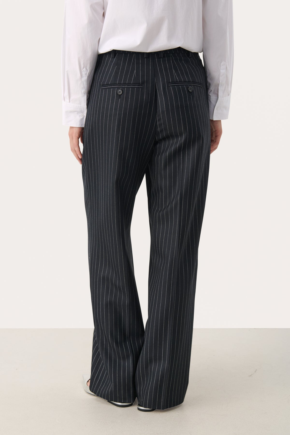 30308916 Dark Navy Pinstripe Cherra Trouser Part Two