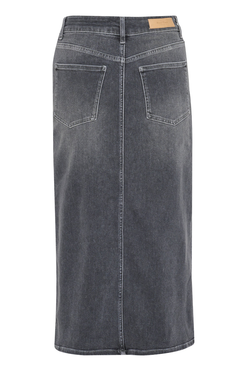 PART TWO Grey Denim Dilin Denim Skirt 30309133