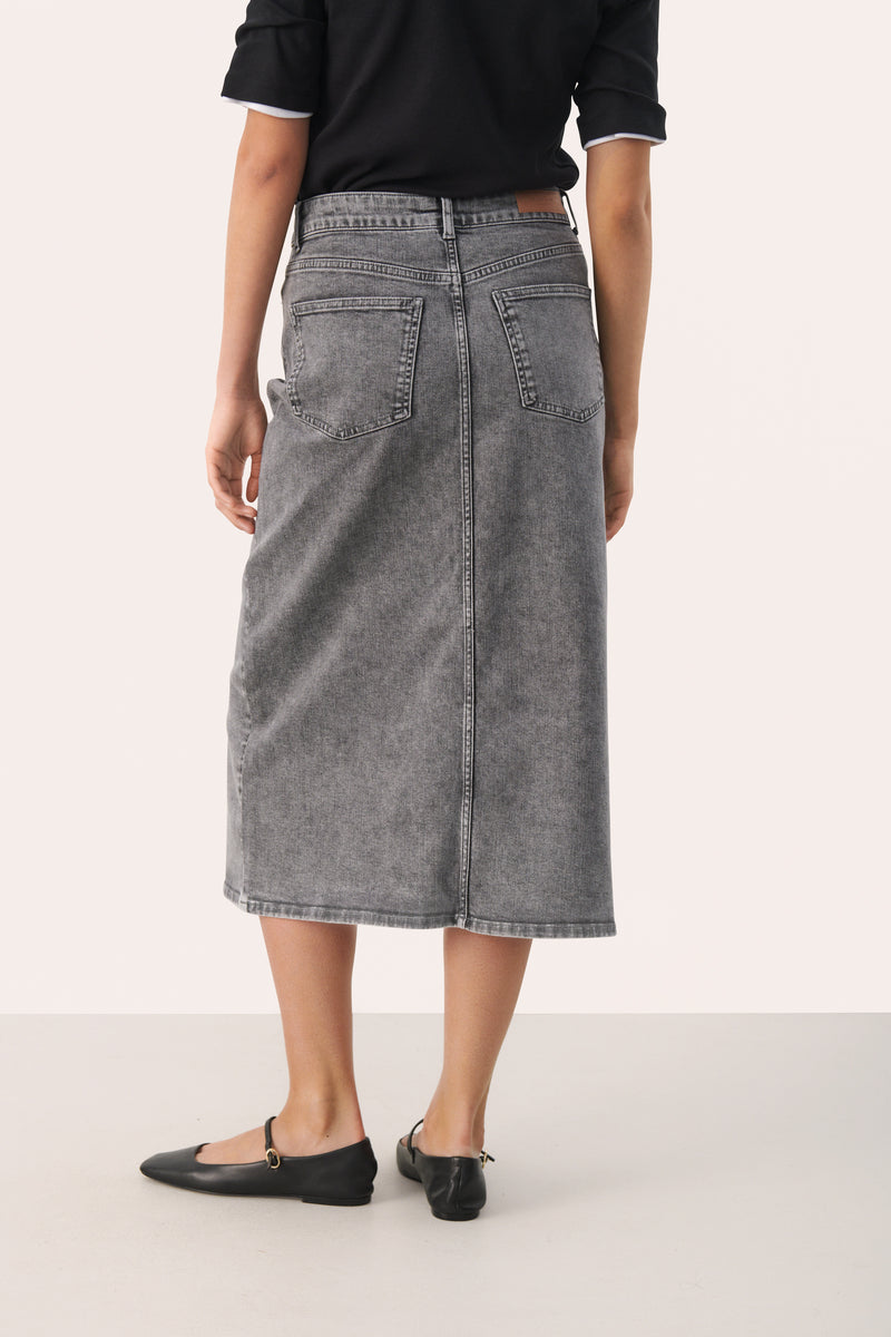 PART TWO Grey Denim Dilin Denim Skirt 30309133