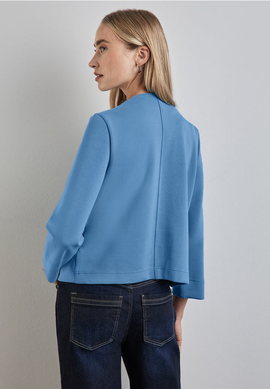 321942 MARINA BLUE Silk Feel Jacket Street One