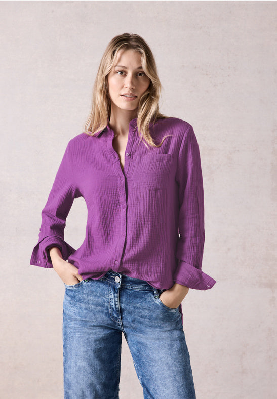 344980 Blouse Moules Violet Glacé CECIL