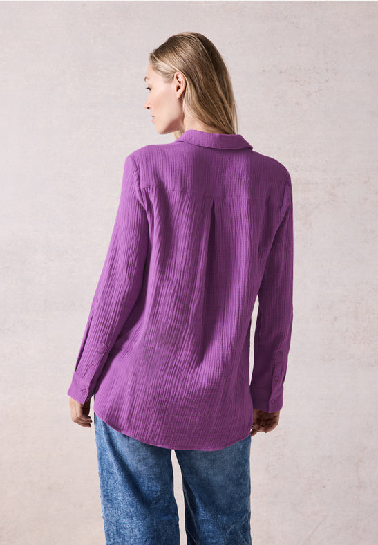 CECIL Iced Violet Musselin Blouse 344980