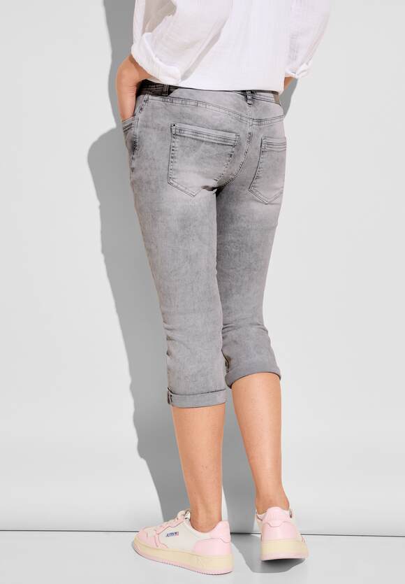 377257 Silver Grey Random Wash Crissi Grey Deco Trouser Street One