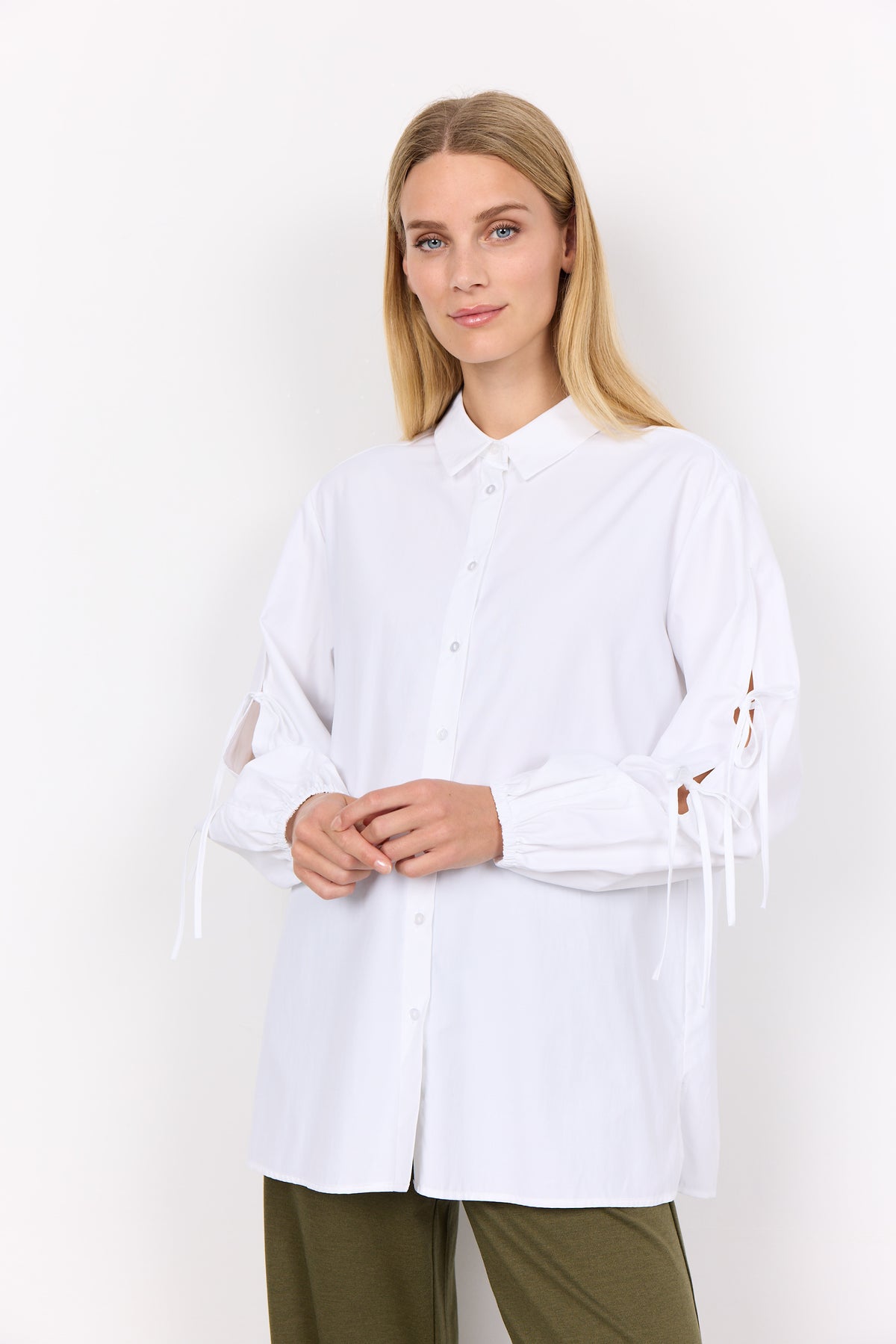 40800 WHITE SC-Netti 83 Shirt SOYA CONCEPT