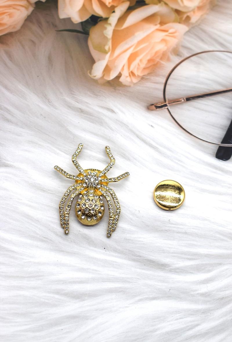 RBB-1 Spider Golden Magnetic-Brooch Best of Irish