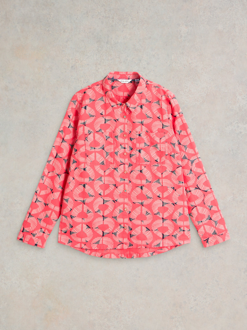 441454 RED PRINT White Stuff Sophie Shirt