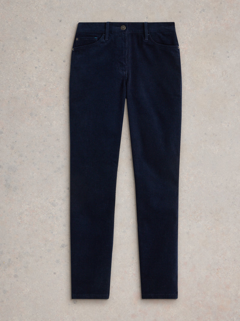 441493 DARK NAVY White Stuff Brooke Straight Cord Trouser