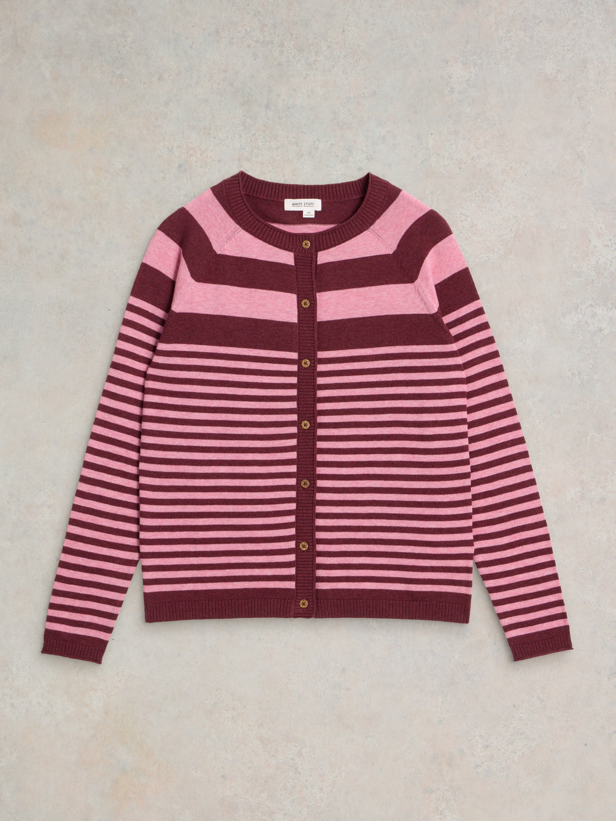 441518 PINK MULTI White Stuff Lulu Stripe Cardigan