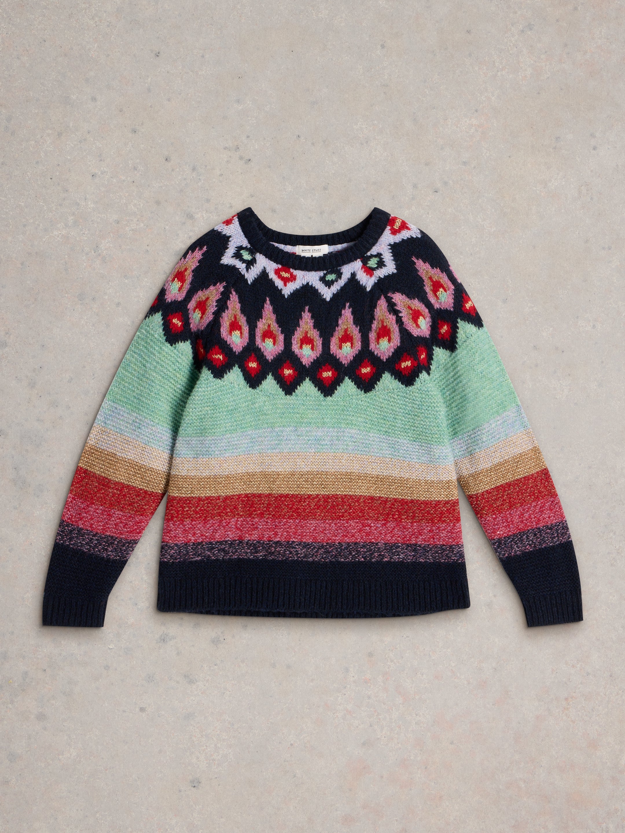 Long fairisle jumper sale