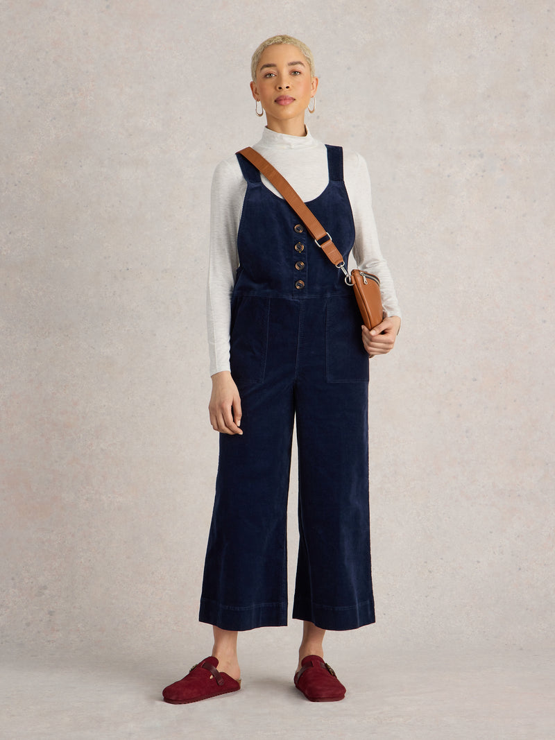 441719 DARK NAVY Viola Cord Dungaree White Stuff