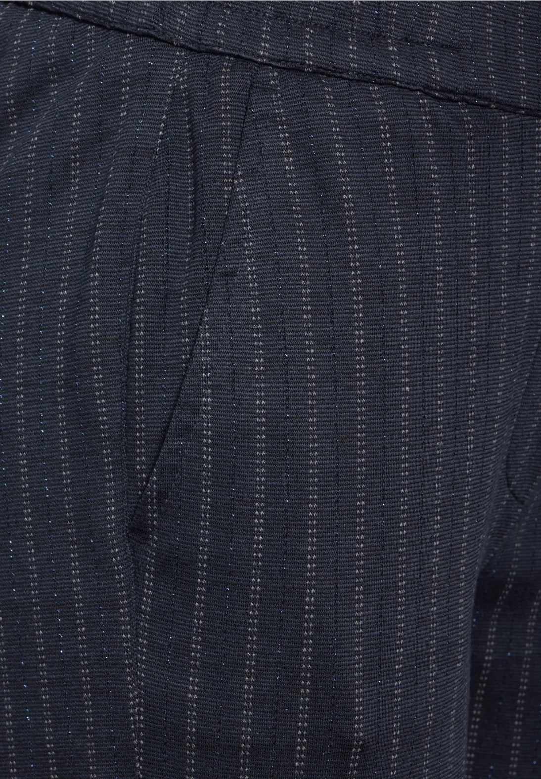 378181 Deep Petrol Tracey Pinstripe Trouser CECIL