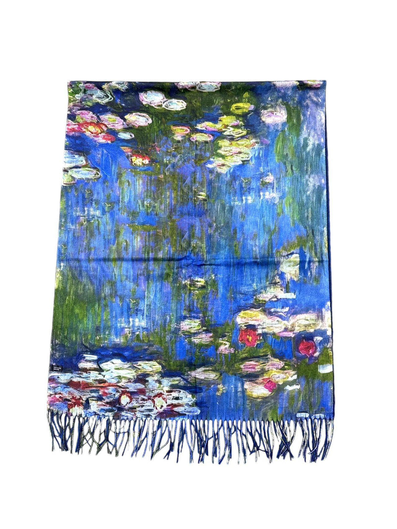 NB-SCARF ROYAL Waterlilies Scarf Best of Irish