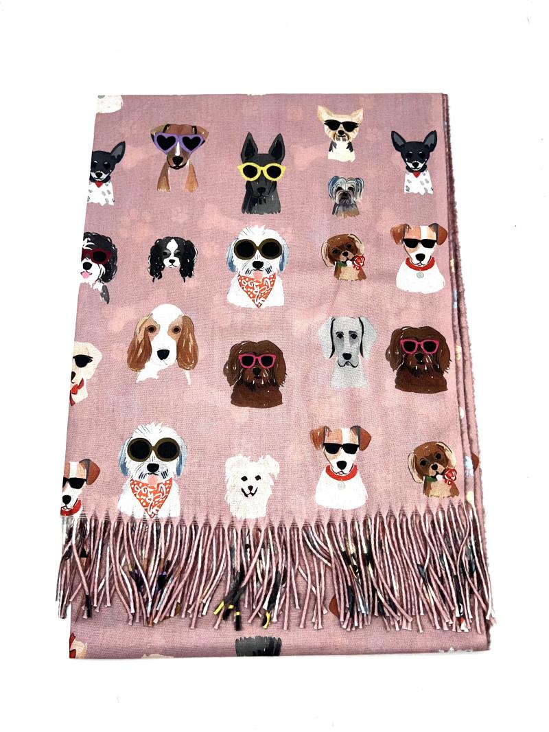 NB-SCARF1 BLUSH Doggy Scarf Best of Irish