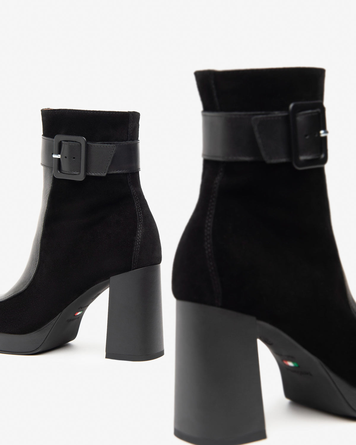 NeroGiardini Black Heeled Duo Boot I10912D