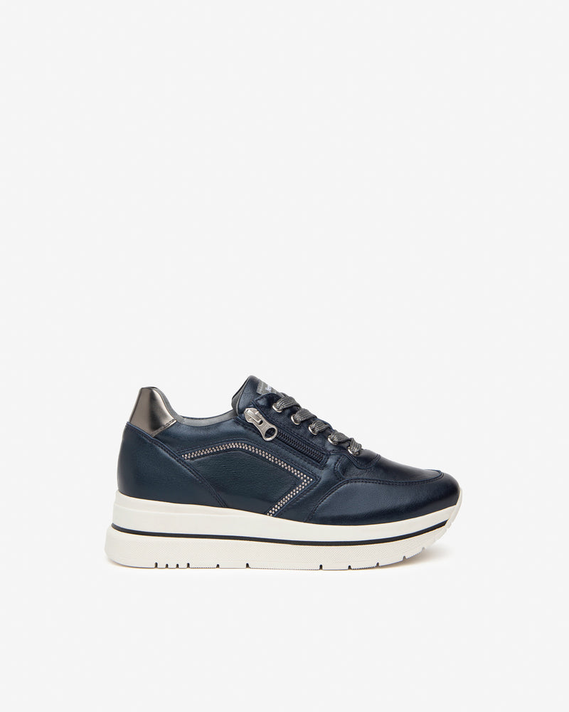 NeroGiardini Dark Navy Trainers I11556D