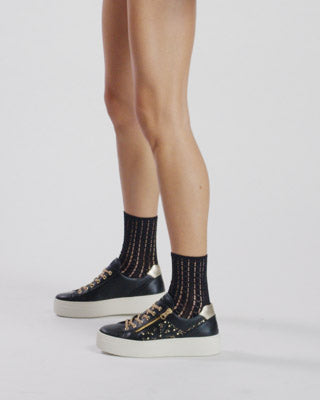 NeroGiardini Black Embellished Trainers I11610D