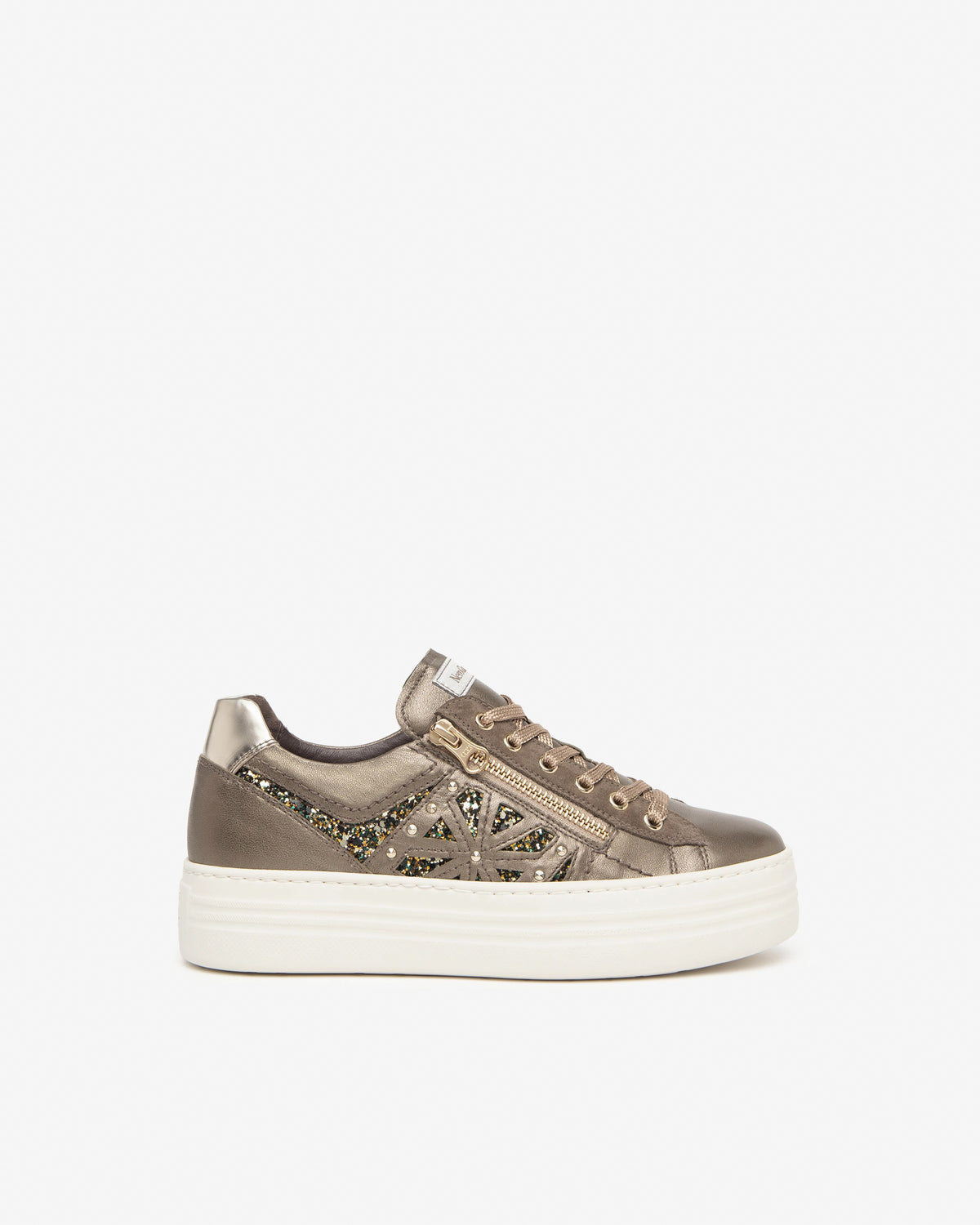 NeroGiardini Brown Embellished Trainers I11611D