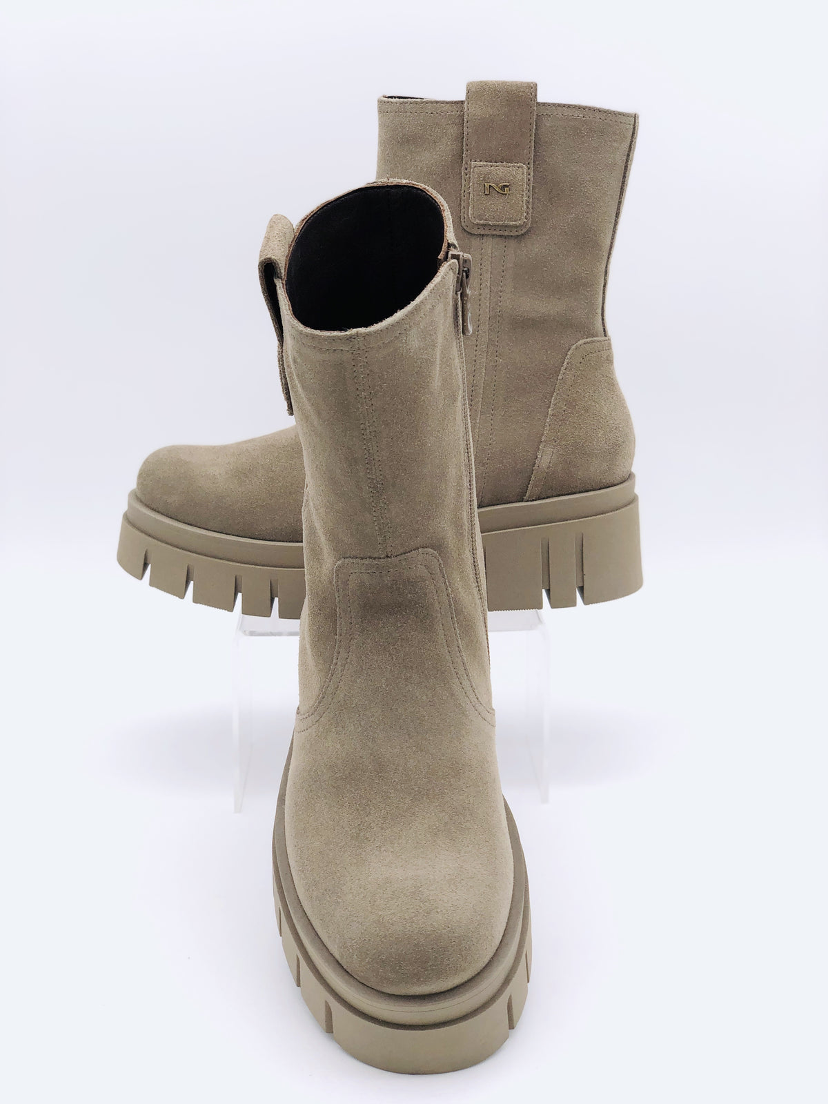 NeroGiardini Beige Army Boot I11923D