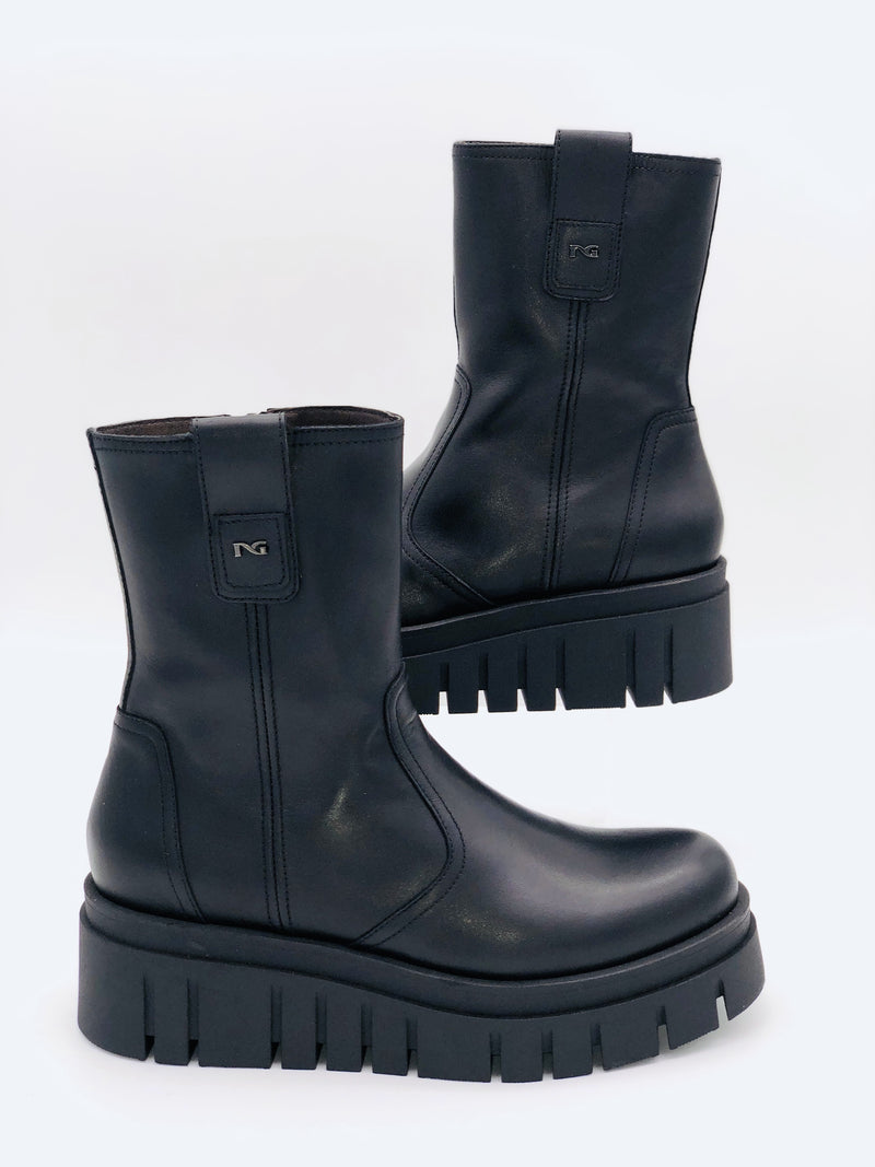 NeroGiardini Black Army Boot I11922D