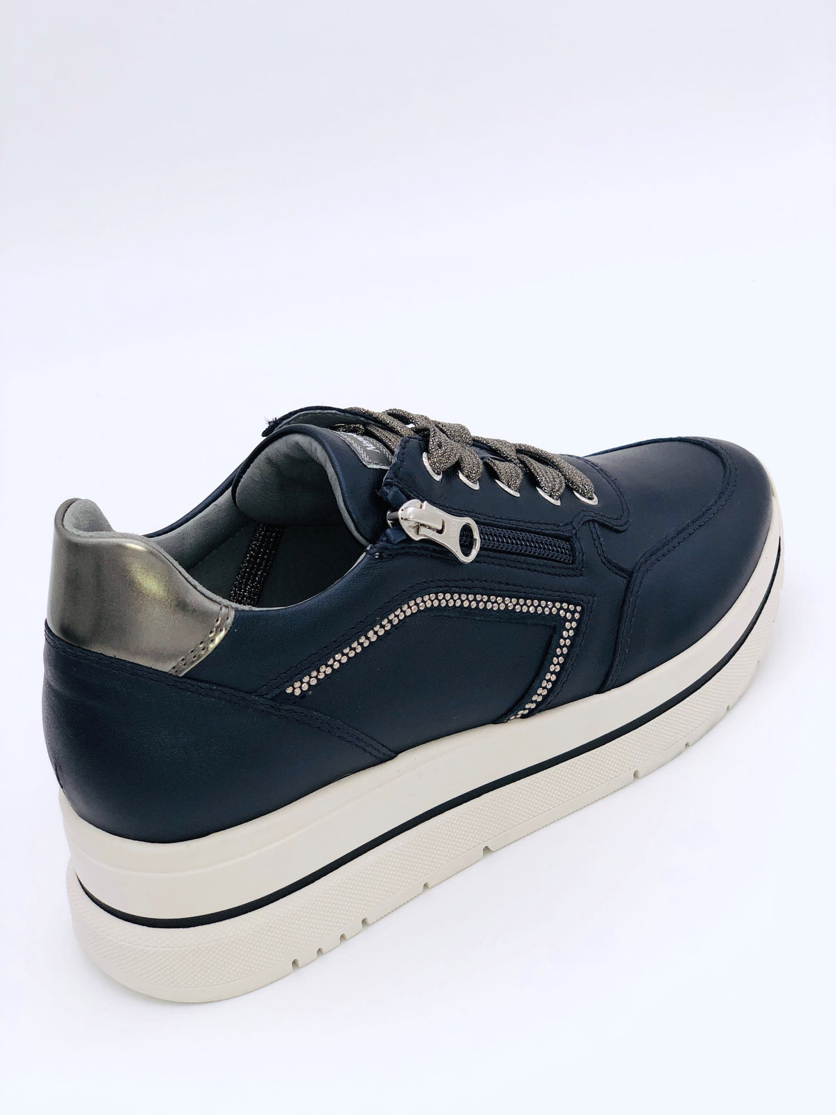 NeroGiardini Dark Navy Trainers I11556D