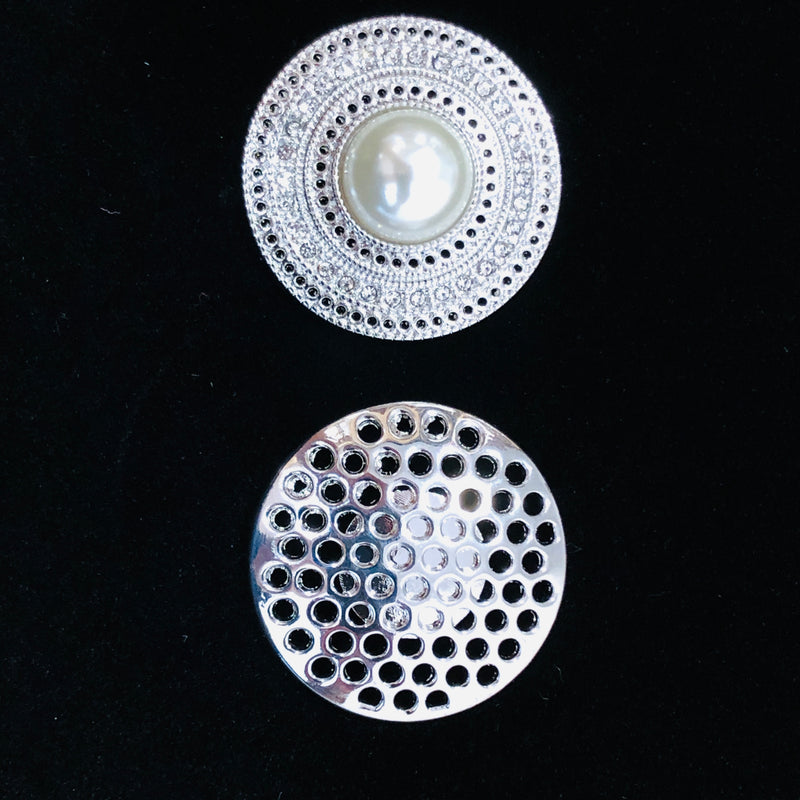 RBB-1 Pearl Round Magnetic-Brooch Best of Irish