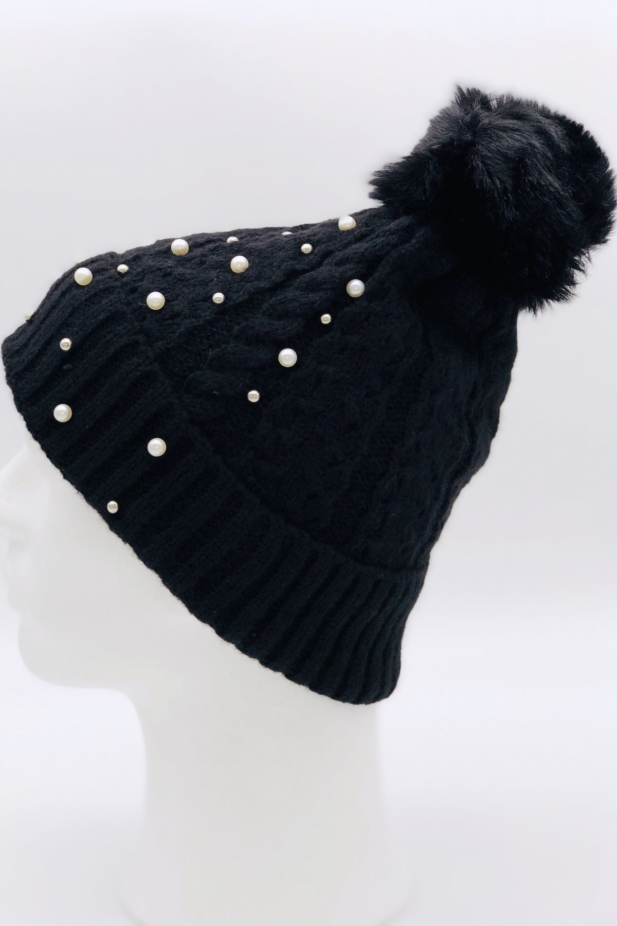 GS24-111 Black Pearl Pom Pom Hat & Rasta Scarf Gift Set BEST OF IRISH