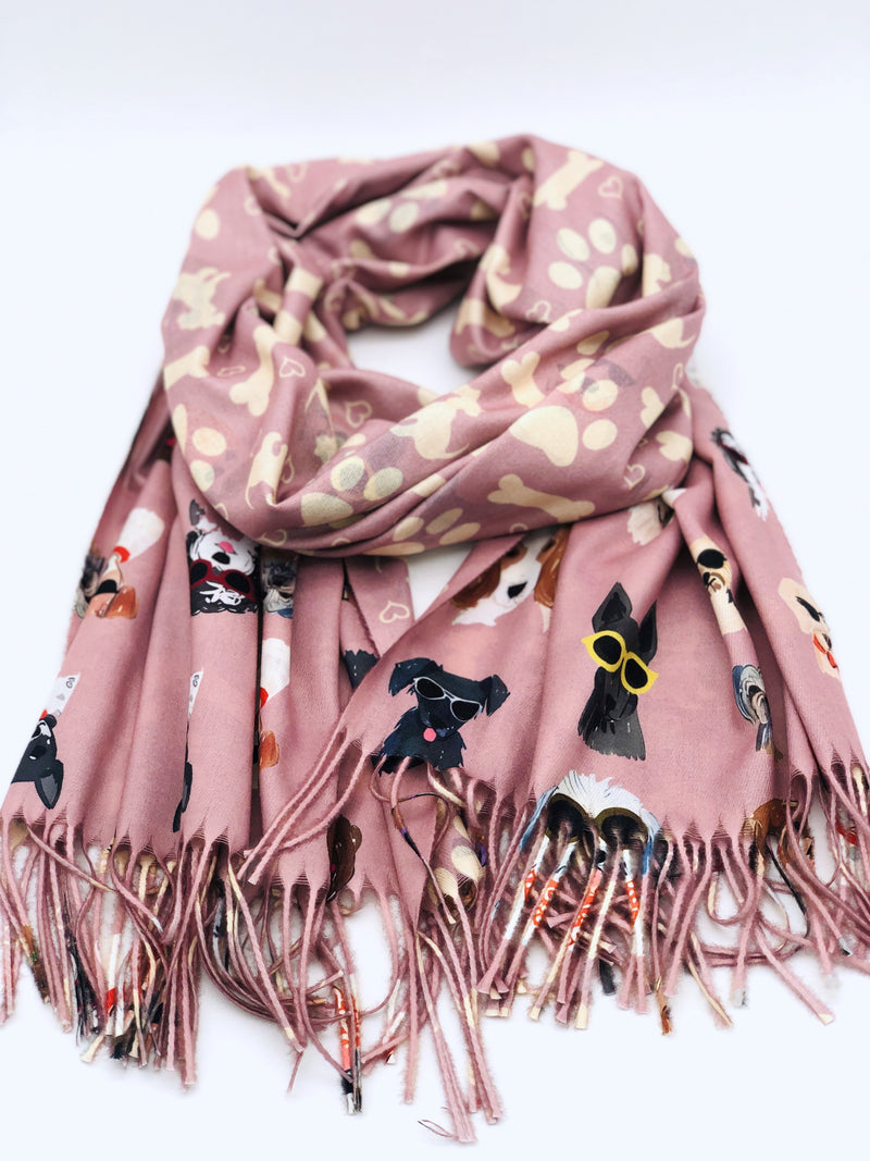 NB-SCARF1 BLUSH Doggy Scarf Best of Irish