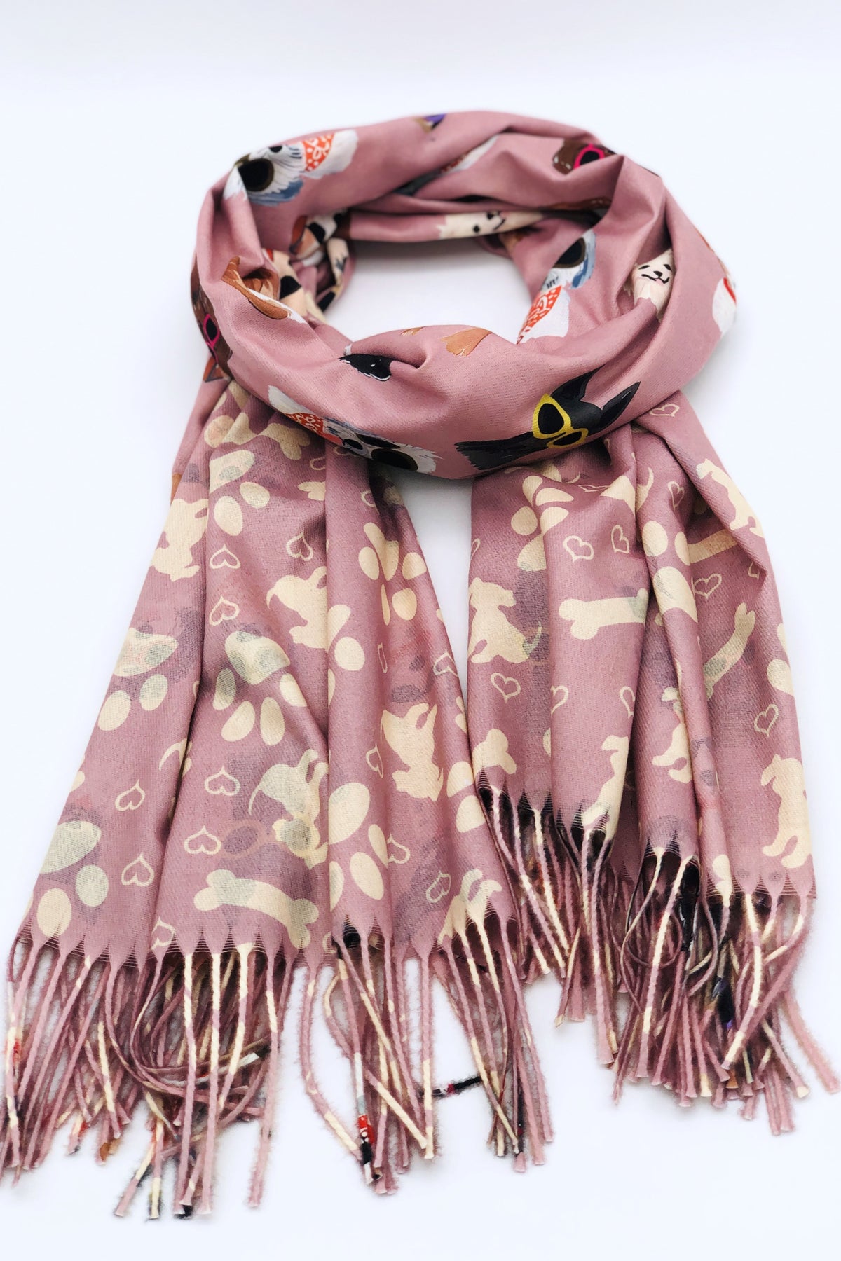 NB-SCARF1 BLUSH Doggy Scarf Best of Irish