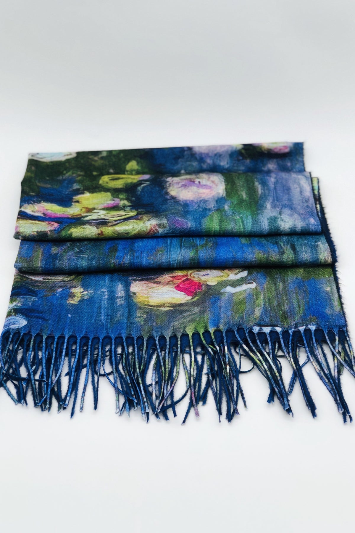 NB-SCARF ROYAL Waterlilies Scarf Best of Irish