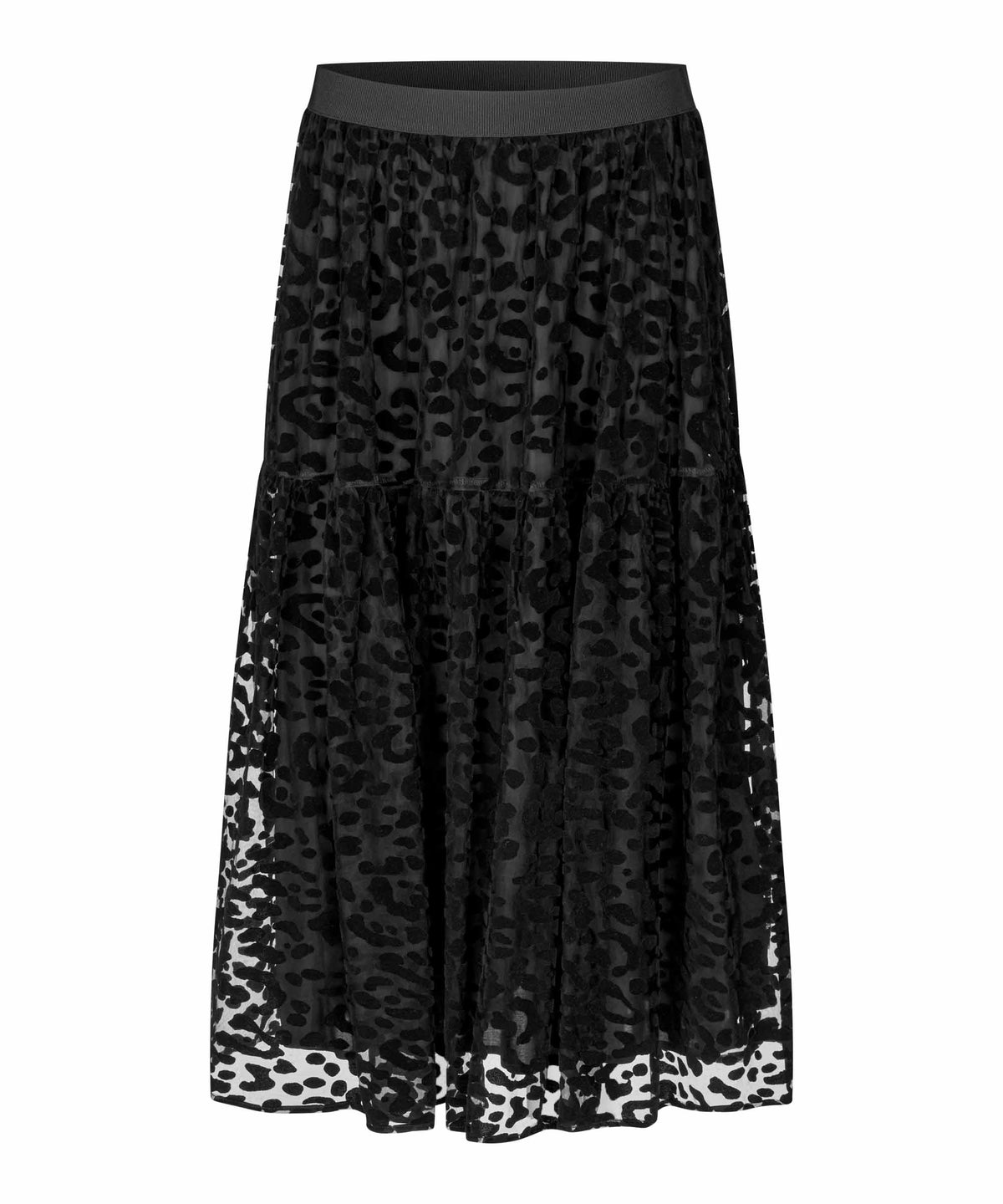 1010005 Black Salome Maxi Skirt MASAI