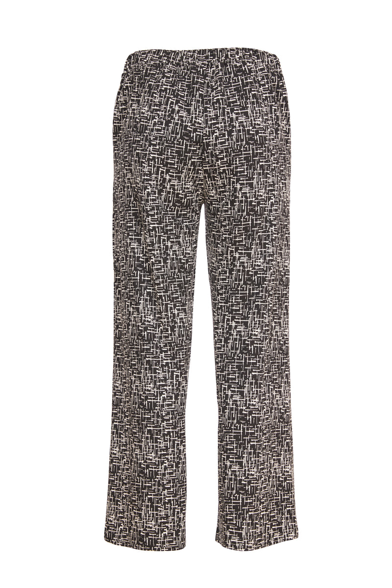 NAW24188 Pantalon imprimé en laine mélangée NAYA